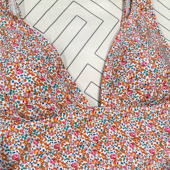 NWT J. Crew x Liberty London Floral One Piece Swimsuit - Picture 10 of 16